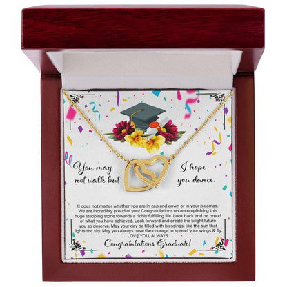 Graduation Gift For Daughter - Interlocking Heart Necklace Interlocking Hearts Necklace