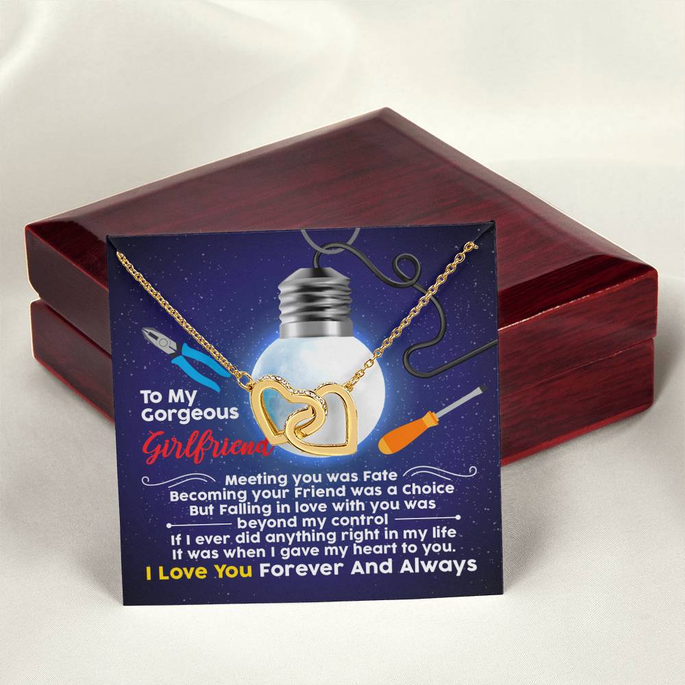 Electrician'S Girlfriend - Interlocking Heart Necklace Interlocking Hearts Necklace