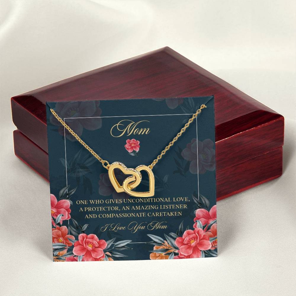 Mother'S Day Gift - Unconditional Love - The Interlocking Heart Necklace Interlocking Hearts Necklace