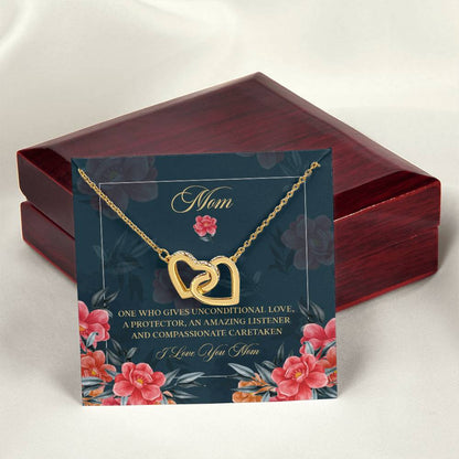 Mother'S Day Gift - Unconditional Love - The Interlocking Heart Necklace Interlocking Hearts Necklace