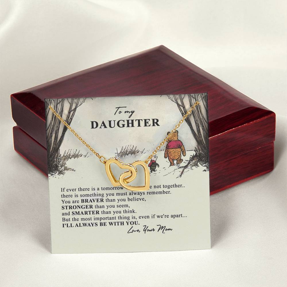 Interlocking Heart Necklace For Daughter Interlocking Hearts Necklace