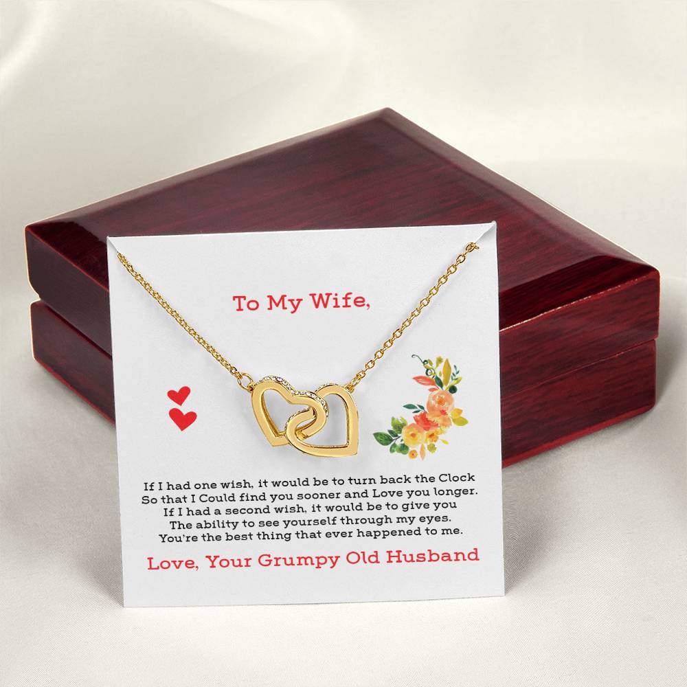 Old Man'S Wife - Interlocking Heart Necklace Interlocking Hearts Necklace