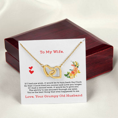 Old Man'S Wife - Interlocking Heart Necklace Interlocking Hearts Necklace