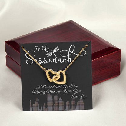 To My Sassenach - Interlocking Heart Interlocking Hearts Necklace