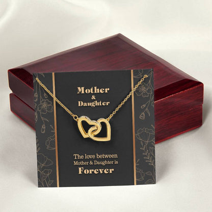 Mothers Day Interlocking Hearts Necklace Luxury