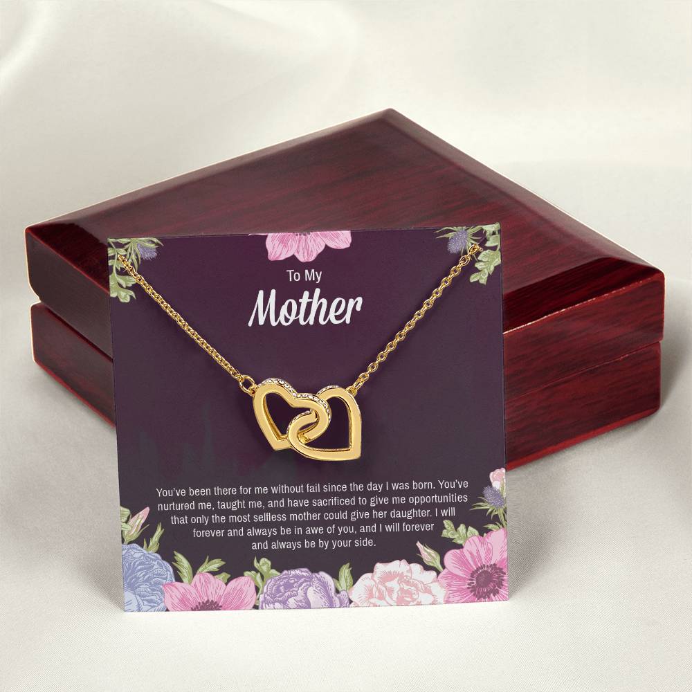 Interlocking Hearts Necklace For Mother
