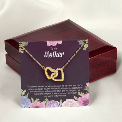 Interlocking Hearts Necklace For Mother