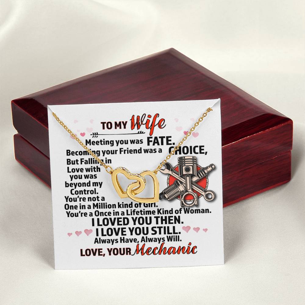 Mechanic'S Wife - Interlocking Heart Necklace Interlocking Hearts Necklace
