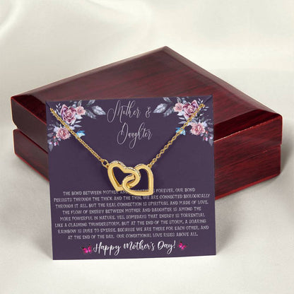 Mother'S Day Gift From Daughter - Mother Daughter Necklace Gifts For Mom Mom Necklace Interlocking Hearts Necklace