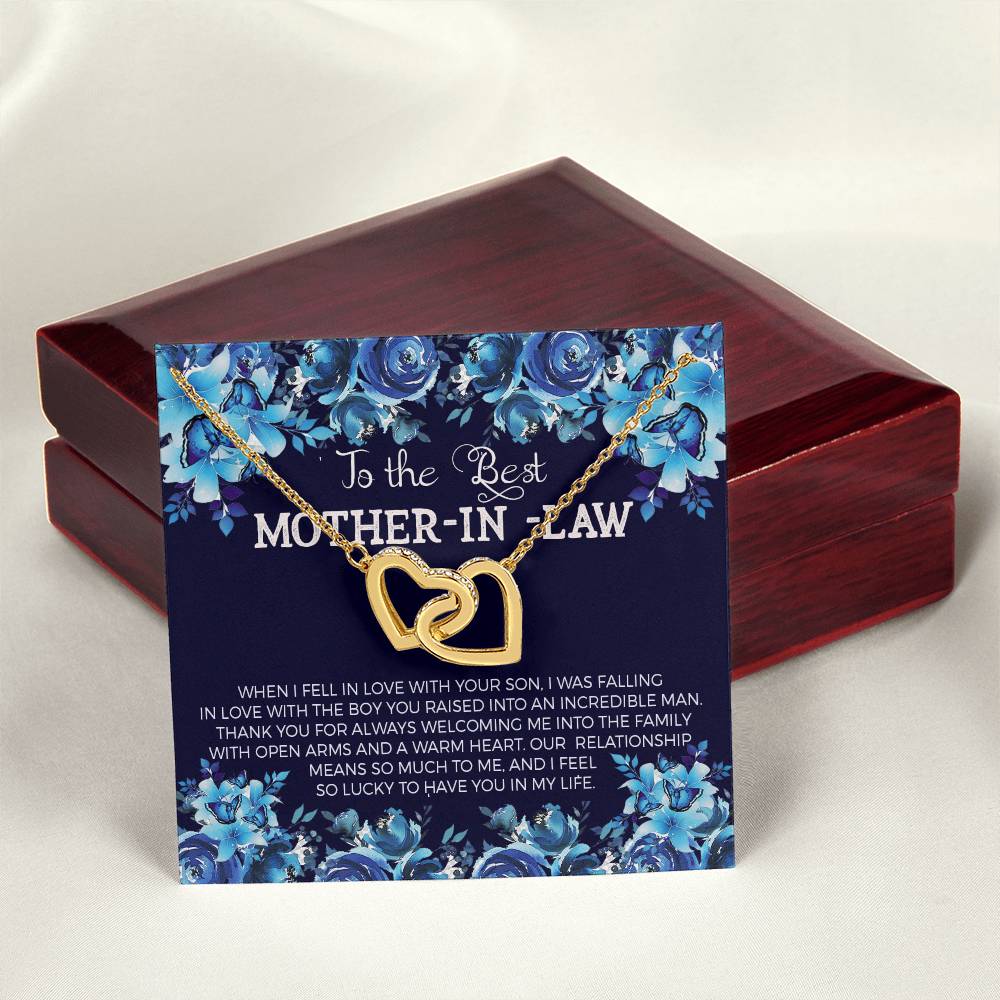 Mothers Day Gift From Daughter Son - Mother Necklace Gifts For Mom Mom Necklace Interlocking Hearts Interlocking Hearts Necklace