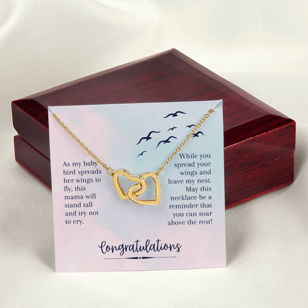 Interlocked Heart Neckless - Graduation Day Interlocking Hearts Necklace