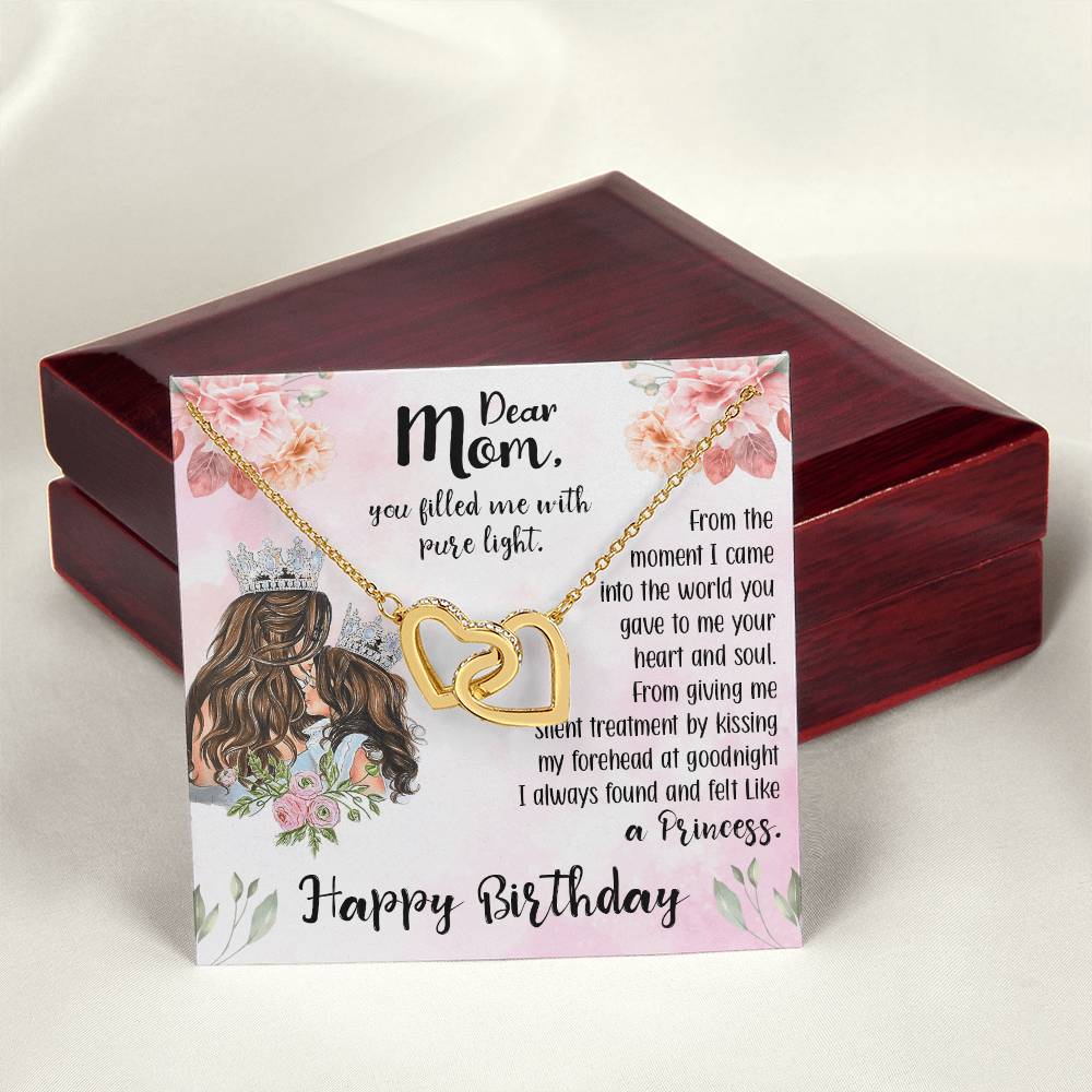 You Fill Me Interlocking Hearts Necklace