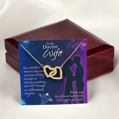 Interlocking Hearts Necklace Nurse Graduation Gift Nurse Gift Nurse Necklace Future Nurse Gift Gift For Nurse