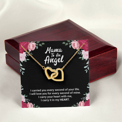 Miscarriage Necklace Interlocking Hearts Necklace