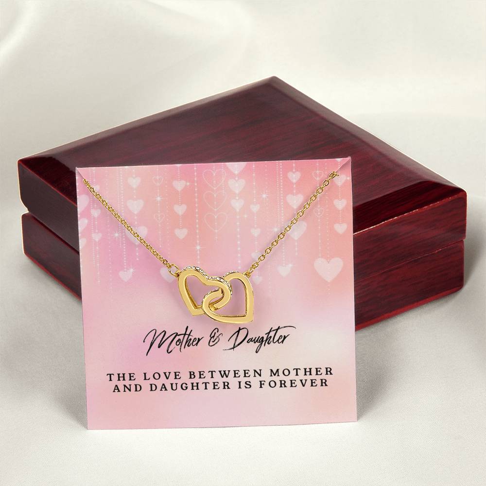 Mother & Daughter - Interlocking Heart Necklace Interlocking Hearts Necklace