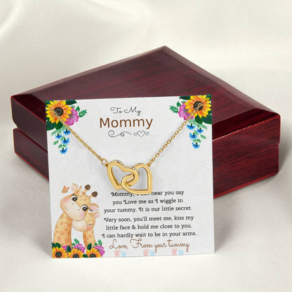 Love From Tummy Interlocking Hearts Necklace