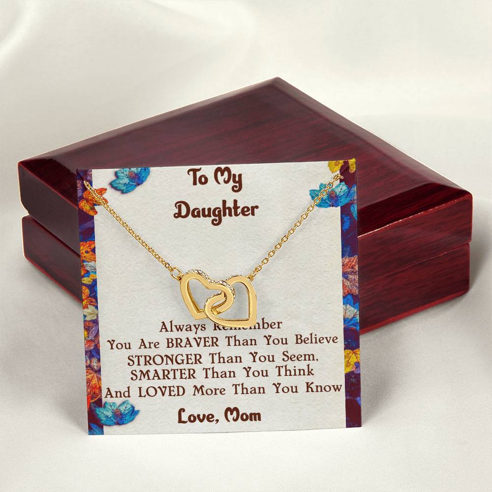 Mother & Daughter Necklace Interlocking Hearts Necklace