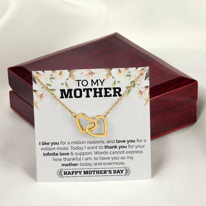 Interlocking Hearts Mother'S Day Necklace Interlocking Hearts Necklace