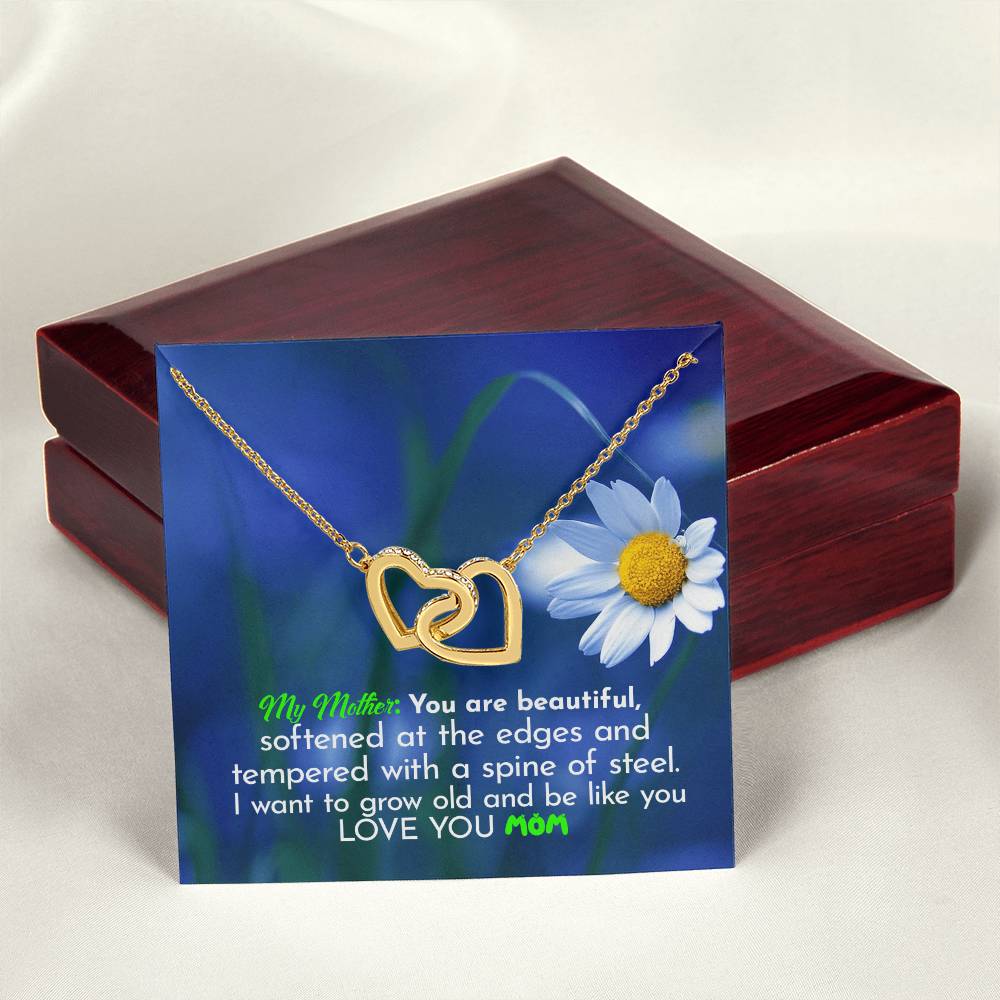 Mothers Day Gift From Daughter Son - Mother Necklace Gifts For Mom Mom Necklace Interlocking Hearts Interlocking Hearts Necklace