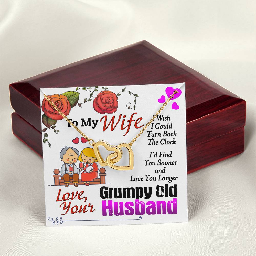 Old Man'S Wife - Interlocking Heart Necklace Interlocking Hearts Necklace