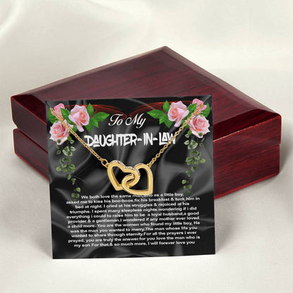 Daughter-In-Law Interlocking Hearts Necklace