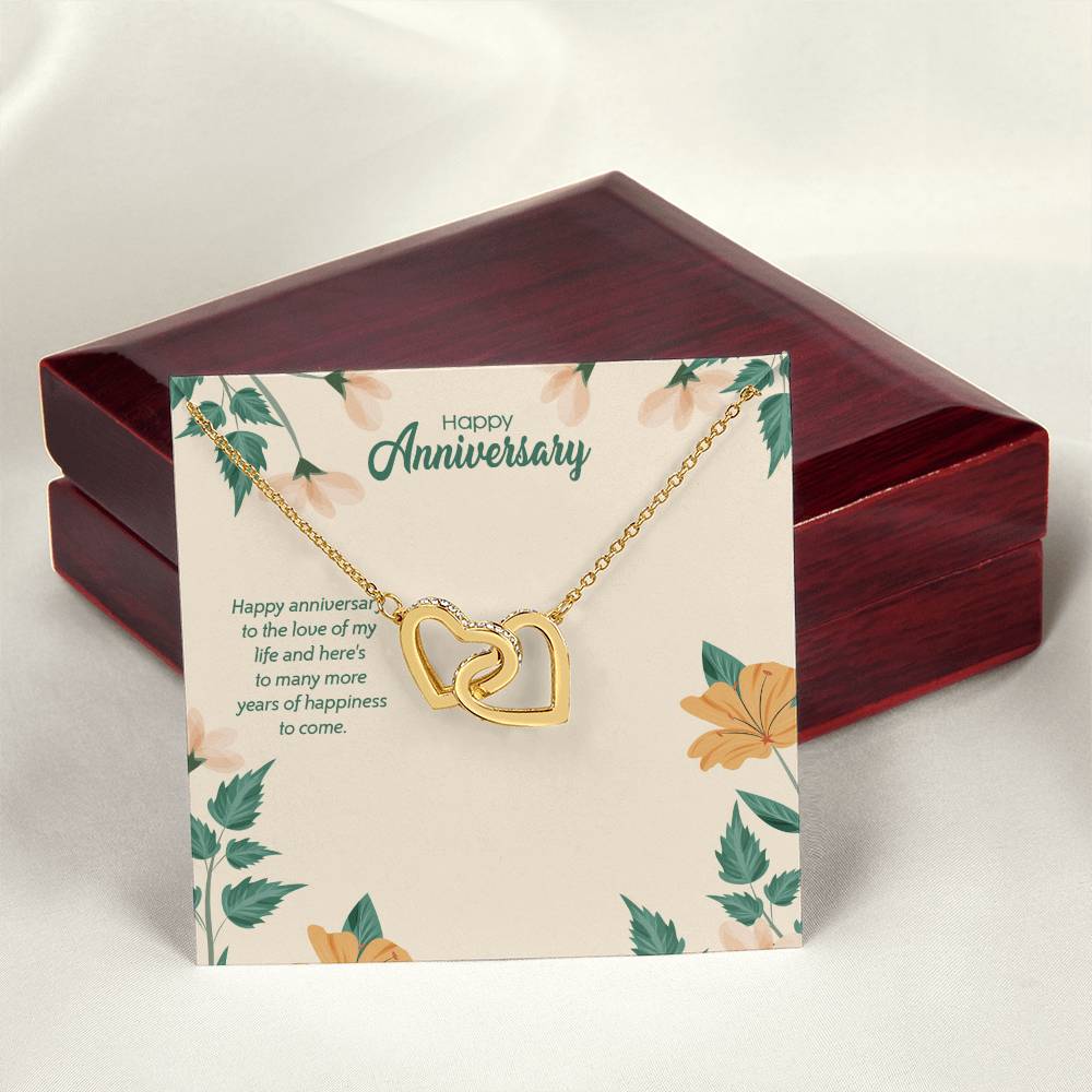 Love Of My Life - Interlocking Hearts Necklace