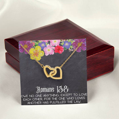 Interlocking Heart - Love Each Other Interlocking Hearts Necklace