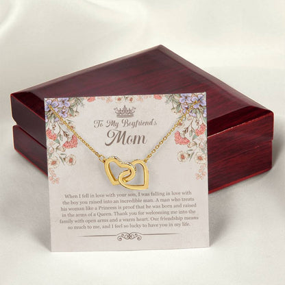 Boyfriend’S Mom - Interlocking Heart Necklace Interlocking Hearts Necklace