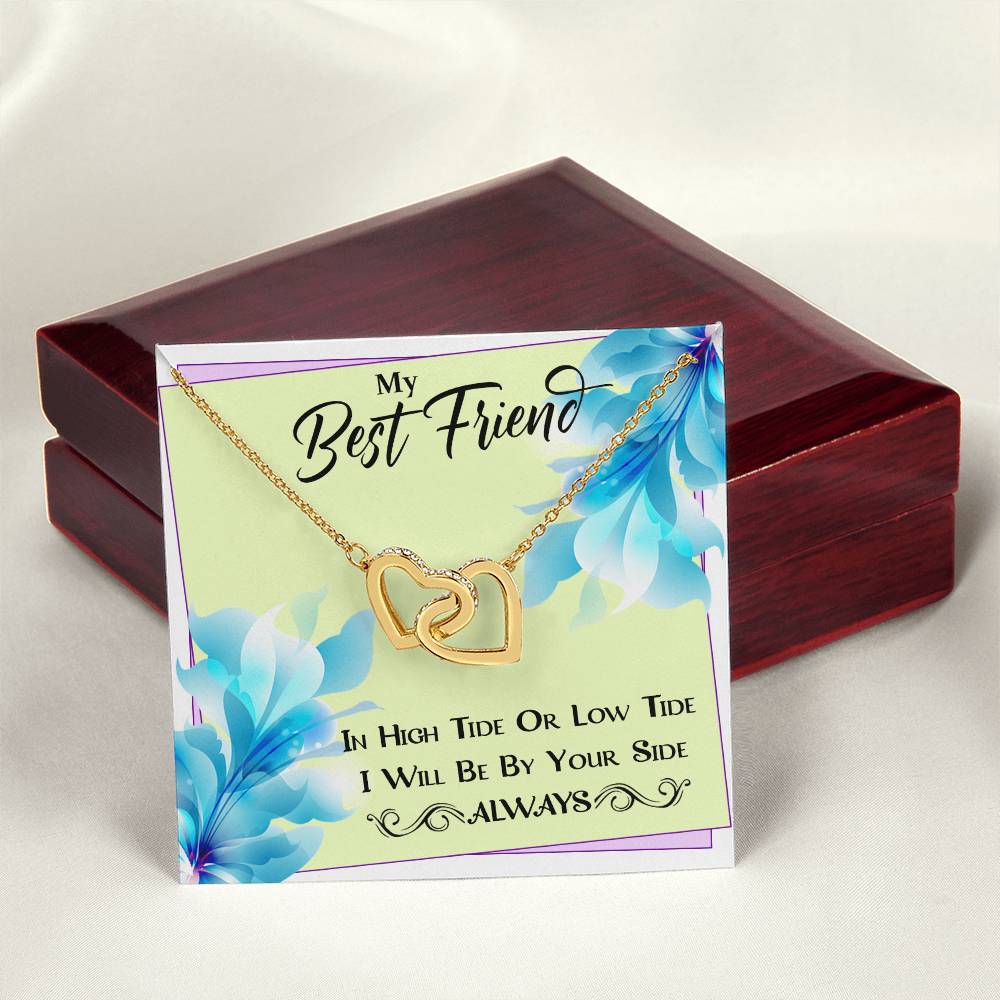 A Gift For Best Friend Interlocking Hearts Necklace