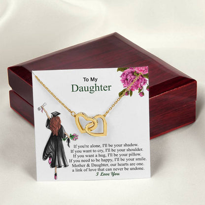 Graduation Gift For Her Graduation Day - Necklace Interlocking Hearts Necklace
