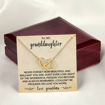 Happy Birthday Or Just To Say I Love You - Two Hearts Necklace Interlocking Hearts Necklace