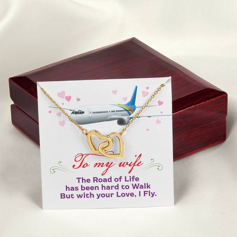 Pilot'S Wife - Interlocking Heart Necklace Interlocking Hearts Necklace