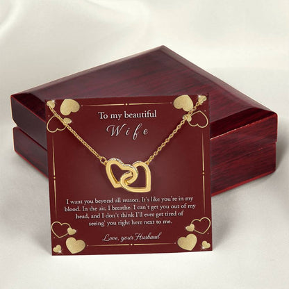 Interlocking Hearts Necklace - Beyond All Reason