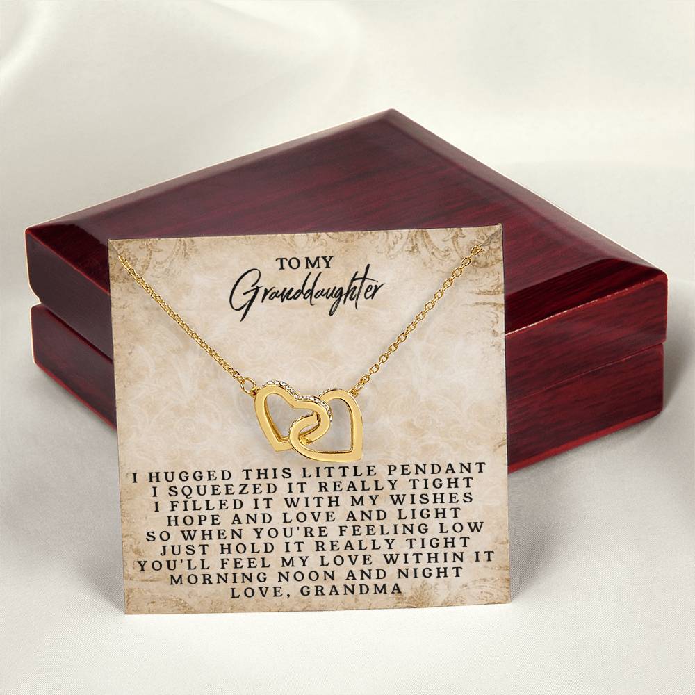 Give Her The Gift She Will Always Remember?? Interlocking Hearts Necklace
