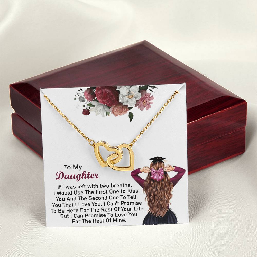 Graduation Gift For Daughter Graduation Day - Necklace Interlocking Hearts Necklace