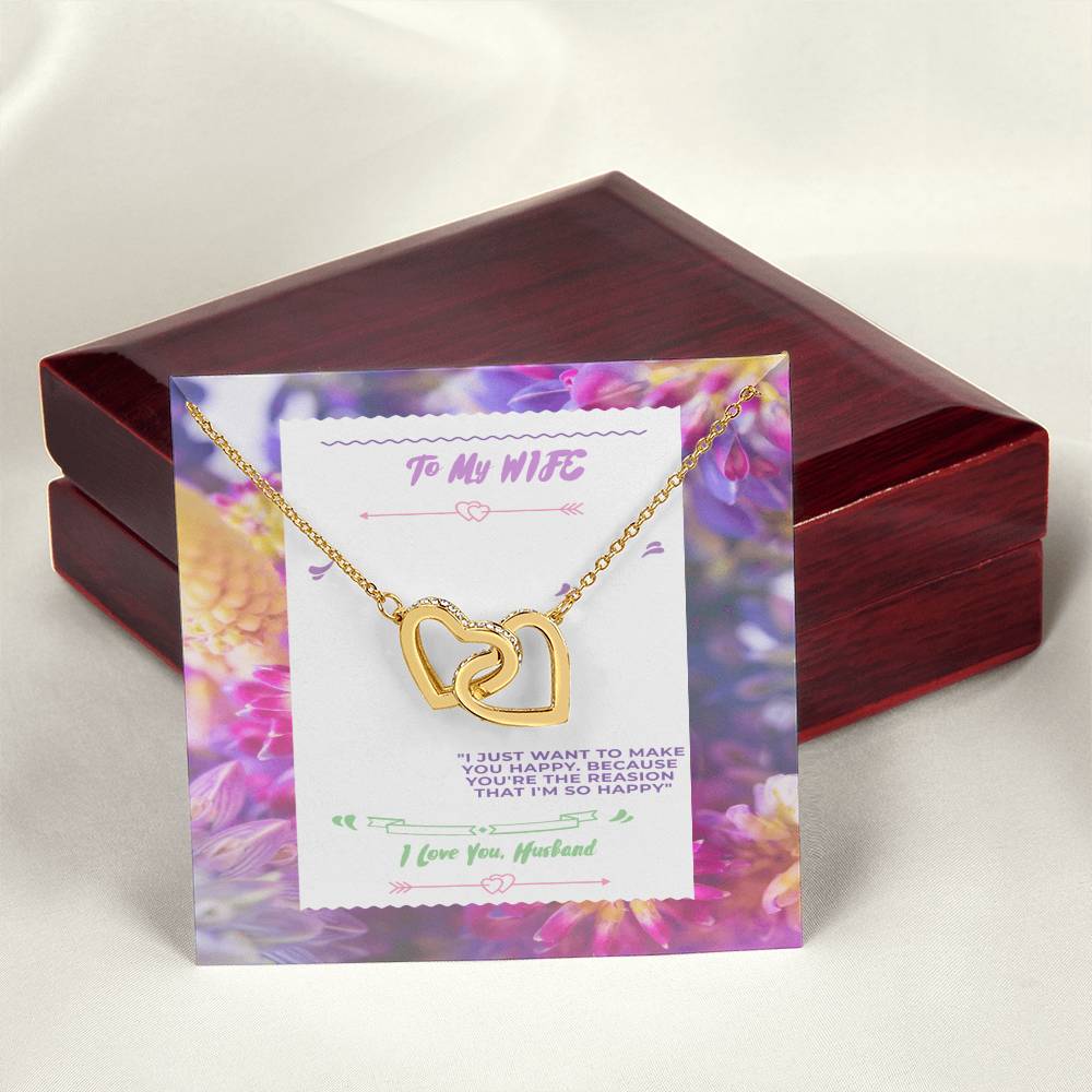 The Best Birthday Gifts For Your Wife Interlocking Hearts Necklace
