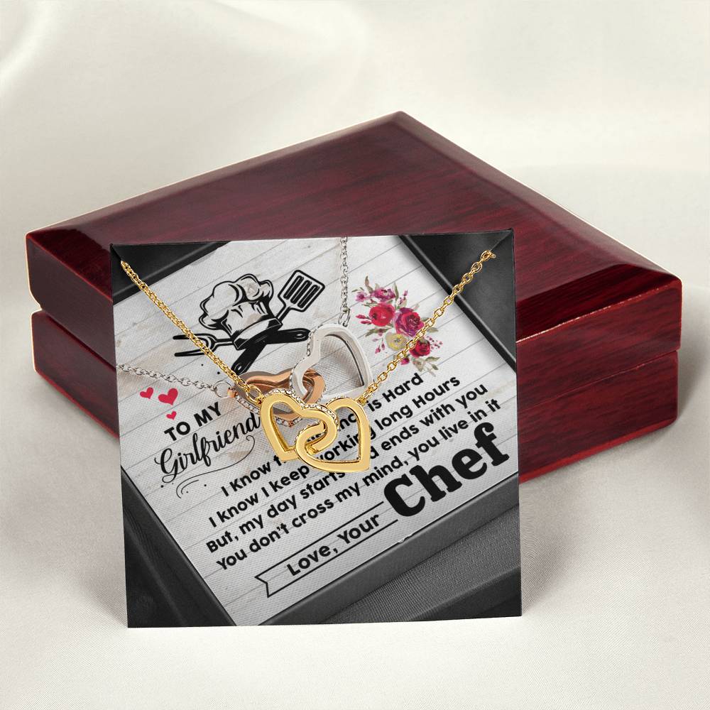 Chef'S Girlfriend-Interlocking Heart Necklace Interlocking Hearts Necklace