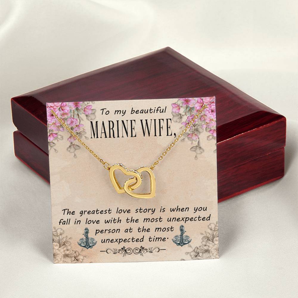 Interlocking Hearts Necklace Anniversary Gift For Wife Gift For Her From Husband Gift For Her Mothers Day Gift Valentines Day Gift Gifts For Wife Christmas Gift
