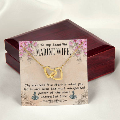 Interlocking Hearts Necklace Anniversary Gift For Wife Gift For Her From Husband Gift For Her Mothers Day Gift Valentines Day Gift Gifts For Wife Christmas Gift