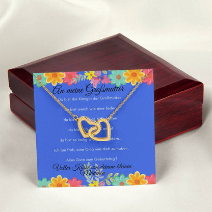 Großmutter Deiner Enkelin3 Interlocking Hearts Necklace
