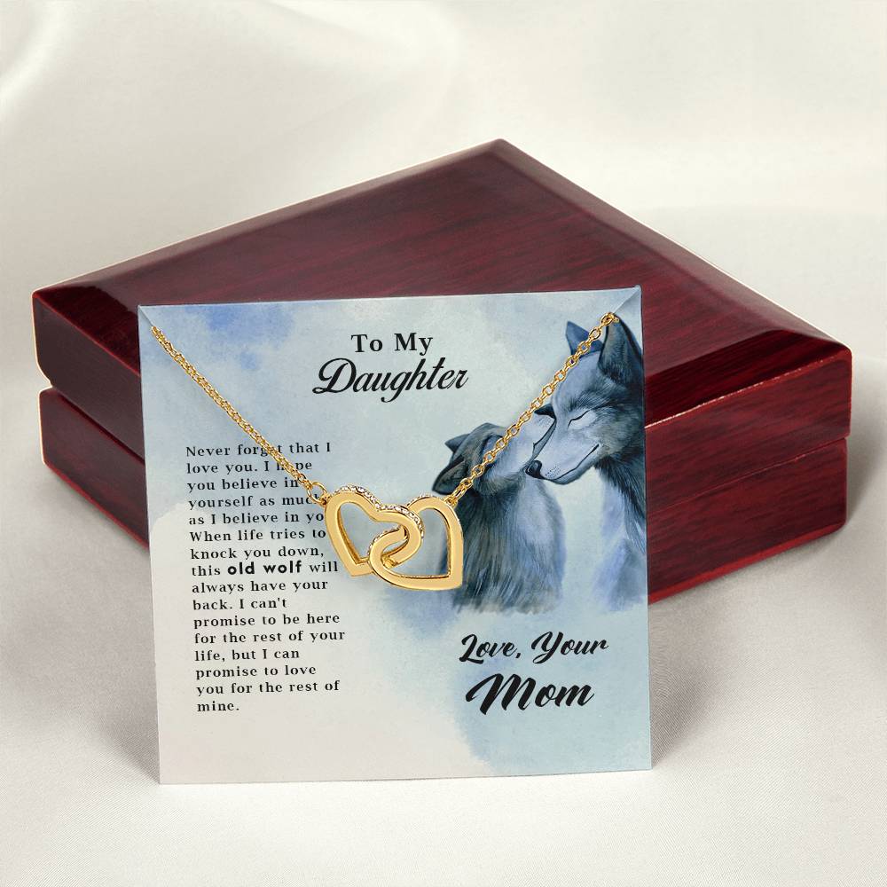 Collection Daughter - Old Wolf - Necklace Interlocking Hearts Necklace