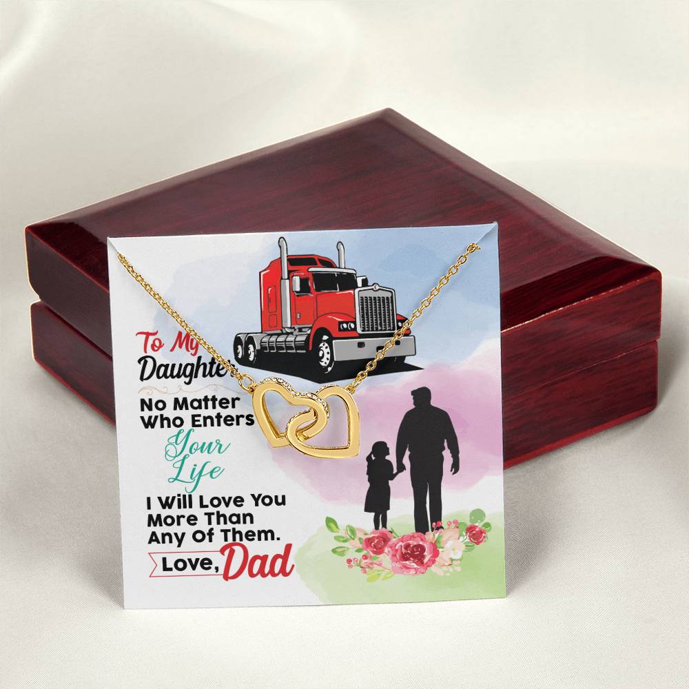 Trucker'S Daughter - Interlocking Heart Necklace Interlocking Hearts Necklace