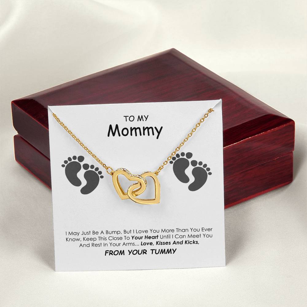 To My Mom-Personalized Gift For Mom Mothers Day Gift Necklace For Mom Mother'S Day Gift Gifts For Mom Mom Necklace To My Mom Best Mom Interlocking Hearts Necklace