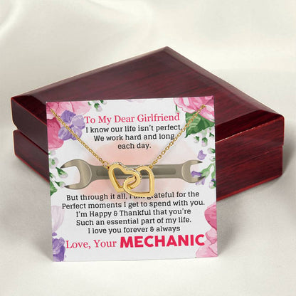 Mechanic'S Girlfriend - Interlocking Heart Necklace Interlocking Hearts Necklace