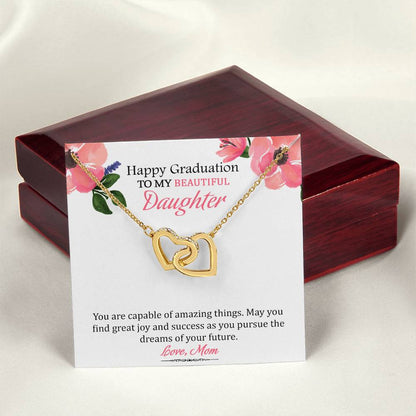 My Successful Daughter' - Limited Stock Interlocking Hearts Necklace