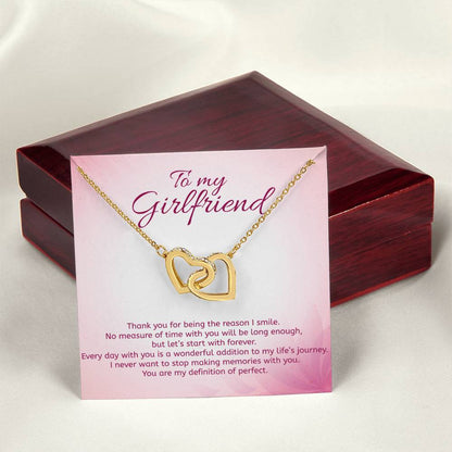 Interlocking Hearts Necklace For Your Girl