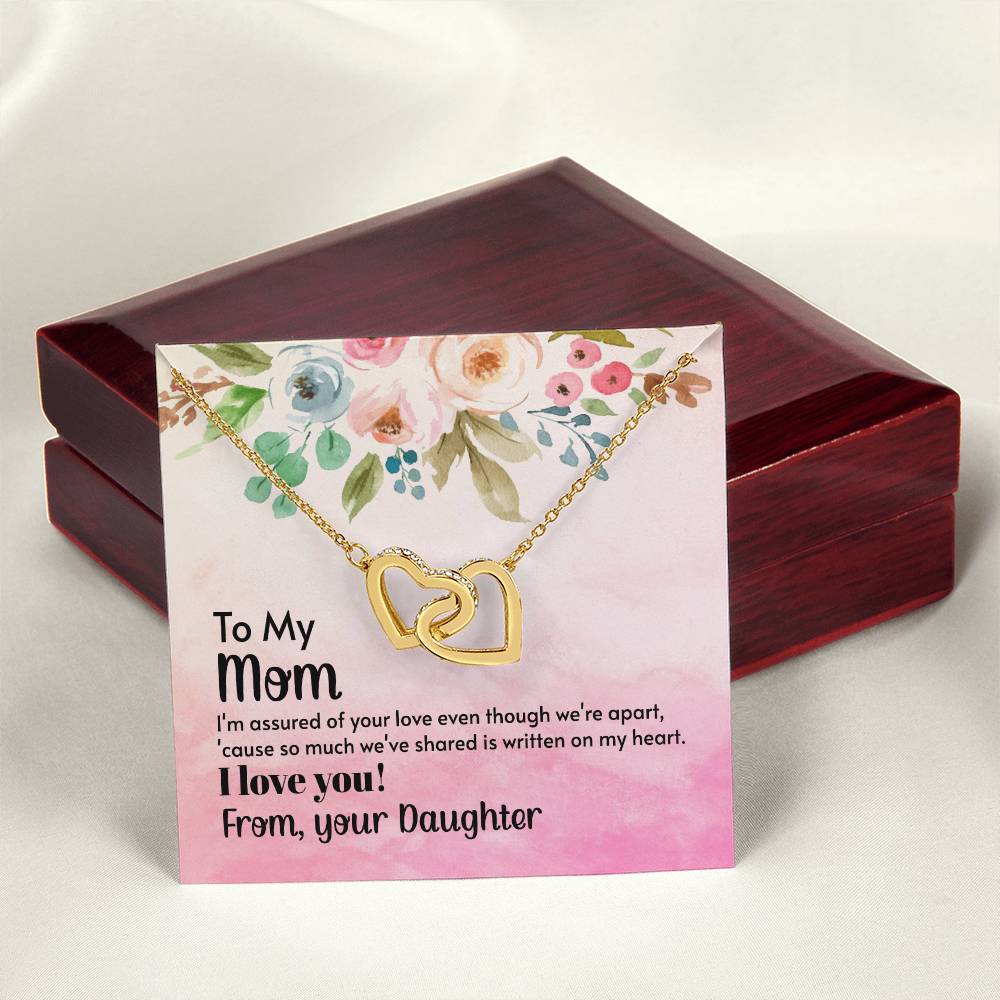 Mothers Day Gift From Daughter Son - Mother Necklace Gifts For Mom Mom Necklace Interlocking Hearts Interlocking Hearts Necklace