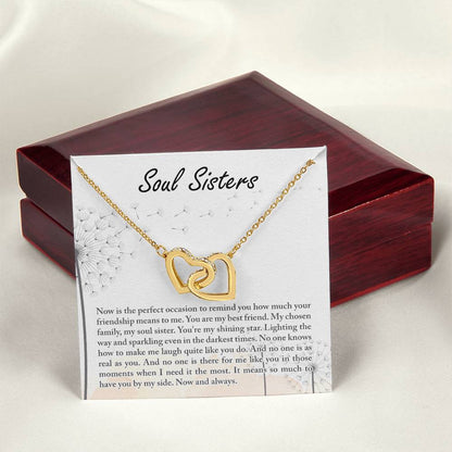 Soul Sisters - Necklace Interlocking Hearts Necklace