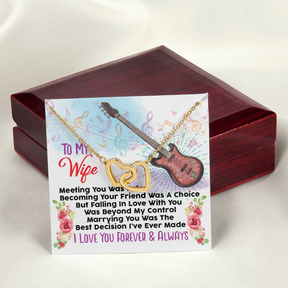 Bass Player'S Wife - Interlocking Heart Necklace Interlocking Hearts Necklace