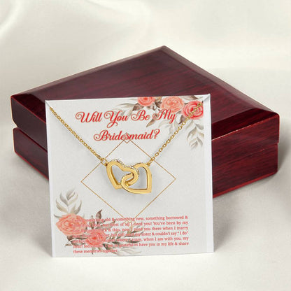 Interlocking Hearts Bridesmaid Necklace Gift Perfect Us Gifts Interlocking Hearts Necklace